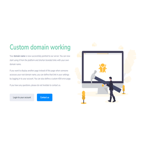 Great! Your domain is working. - XiaoYao URL Shortener