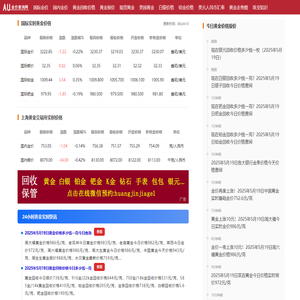 今日黄金价格查询_现在金价黄金多少钱一克_国际金价实时行情_黄金金价网