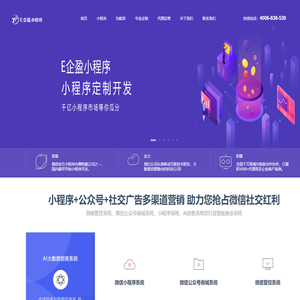E企盈小程序|专业小程序卖货系统开发服务商-深圳市精准移动云时代科技有限公司-详情咨询：4006-838-530