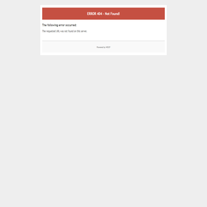 ERROR 404 - Not Found!