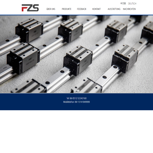 FZS Führungsschiene, Deutsch FZS, Suzhou Führungsschiene Fabrik, Kugelbahn, Rollenbahn, Changshu Fen-FZS