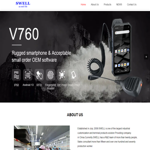 Rugged Smart Phone, Rugged Windows Tablet, Rugged PDA - Swell