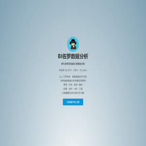 BI佐罗数据分析