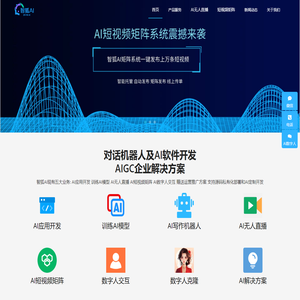 智狐AI-AI无人直播系统|短视频矩阵系统