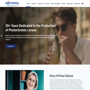 20+ Years Photochromic Lenses Manufacturer