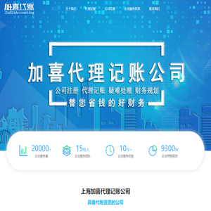 上海代账公司专业为中小企业代理记账、财税服务