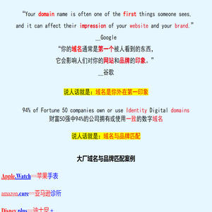 爆品域名:数字时代 保证流量安全的根本途径是