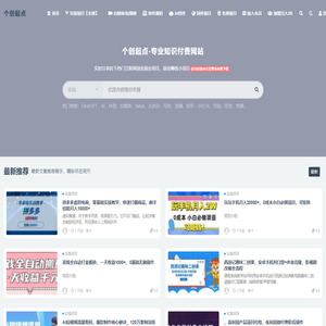 个创起点 – 网创第一步