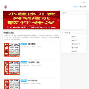 软件定制-开发公司 - APP,微信小程序,网站建设,公众号搭建