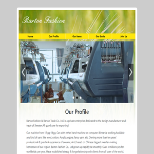 Welcome to BARTON FASHION CO.,LTD.