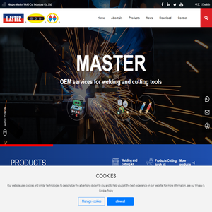 Ningbo Master-Exporter of gas welding and cutting equipment.
