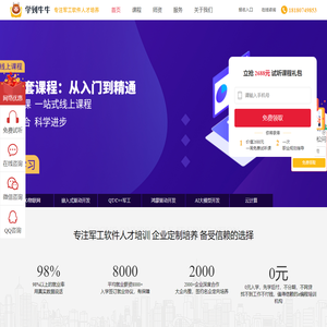 QT/C++军工|信息技术类|软件开发培训|C语言培训|物联网培训-学到牛牛