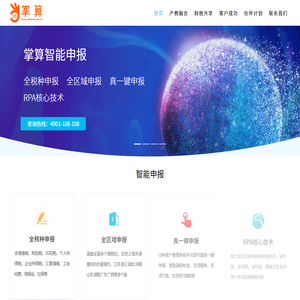 掌算全自动云会计软件 | 掌算智能财税软件平台