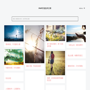 php开发技术日常