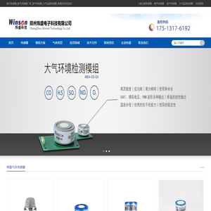 郑州炜盛电子科技有限公司_氨气传感器_氨气传感器厂家_氯气传感器_大气监测传感器