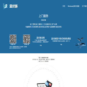 蓝伏豚：找上门服务,运维工具,二维码资产管理,远程装系统