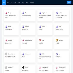 Dida Admin Website Navigation