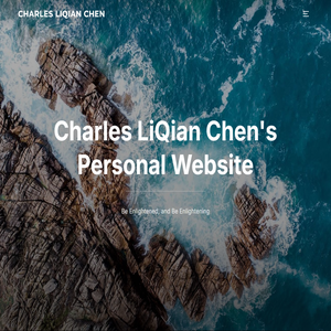 Charles LiQian Chen's Personal Website – Be Enlightened, And Be Enlightening