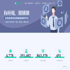 狒狒到家-城市垃圾分类与再生资源回收解决方案提供商