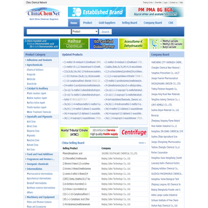China Chemical Network - the Chemical Directory of China Chemicals and China Chemical Suppliers