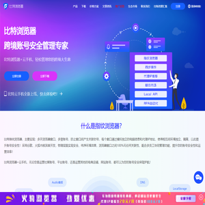 比特指纹浏览器-反指纹浏览器-防关联指纹浏览器-跨境电商浏览器-超级浏览器