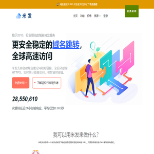 米发免费域名转发｜301重定向｜域名跳转｜技术分享和记录