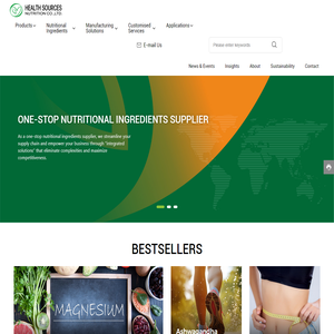 Nutritional Ingredients and Manufacturing solutions