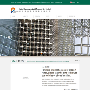 Stainless Steel Wire Mesh,Expanded Metal Mesh,Aluminum-Magnesium Alloy Window Screening|Hebei Xiangguang Metal Products Co., Limited.