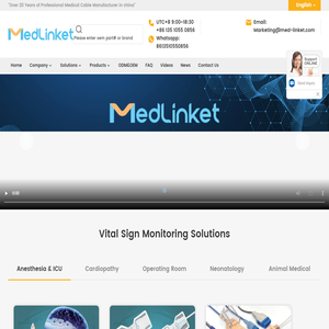 Medlinket-SpO2 Sensor, ECG & EKG Cable,IBP & NIBP Accessories