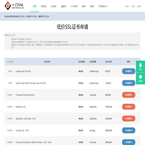 SSL申请_ssl证书_SSL证书申请_专业提供各类ssl证书在线申请_单域名ssl证书申请_多域名ssl证书申请_通配符ssl证书申请 - 一门ssl自动签发平台