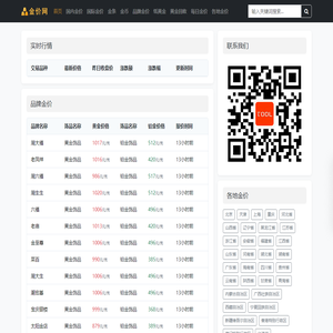 金数通 - 国际黄金实时行情_品牌金价查询_黄金数据平台 -5556662345.com