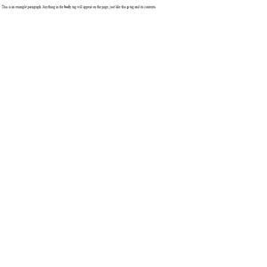 This is the title of the webpage!
