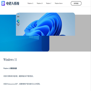 Windows 11 - 电佬人