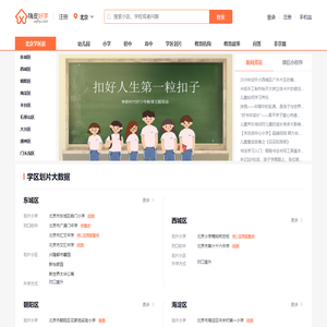 【北京学区房划片】幼升小划片小学_小升初对口中学_非京籍入学政策-嗨皮好学