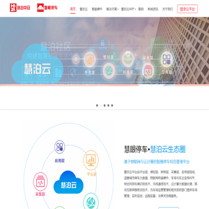 慧泊中安,慧眼停车,慧泊社区,慧泊云,智慧停车云平台