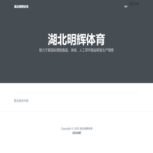 湖北明辉体育