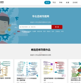 学生思维导图网-精选中小学生思维导图简单又漂亮