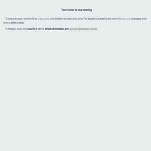 Application Server  - Server Running