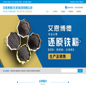 生铁粉-铸铁铁粉-还原铁粉厂家-艾恩博德（天津）科技有限公司
