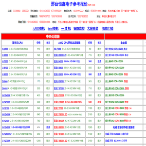 邢台电脑市场风向标------恒鑫电子，只做正品！