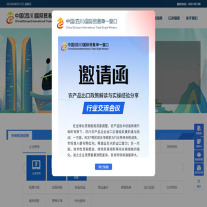 中国（四川）国际贸易单一窗口
