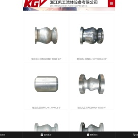轴流式止回阀、生产厂家-浙江凯工流体设备有限公司首页