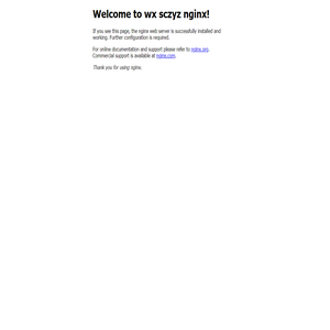Welcome to  nginx!
