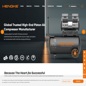 TAIZHOU HENGKE MACHINERY EQUIPMENT CO.,LTD-Engaged in high-end piston air compressors