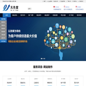 网站制作公司【上海无色堂网络信息有限公司】