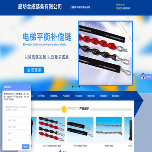 廊坊金成链条有限公司 力霸牌 电梯平衡补偿链