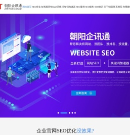 广东朝阳企讯通科技有限公司_东莞seo网站优化_关键词排名优化报价_[朝阳企讯通]朝阳seo优化15年专注网络营销推广