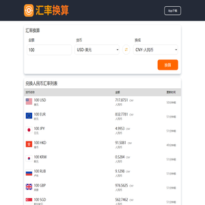 汇率换算_今日汇率_汇率查询_外汇牌价