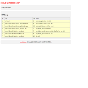 m.makeidc.com - Database Error