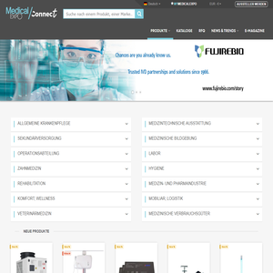 MedicalExpo - Der B2B-Marketplace für medizinische Ausrüstung: medizinisches Material, medizinische Bildgebung, Mobiliar für Krankenhäuser, Laborausrüstung...